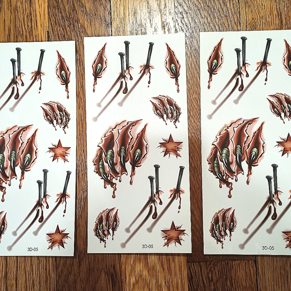 3D Temporary Tattoos